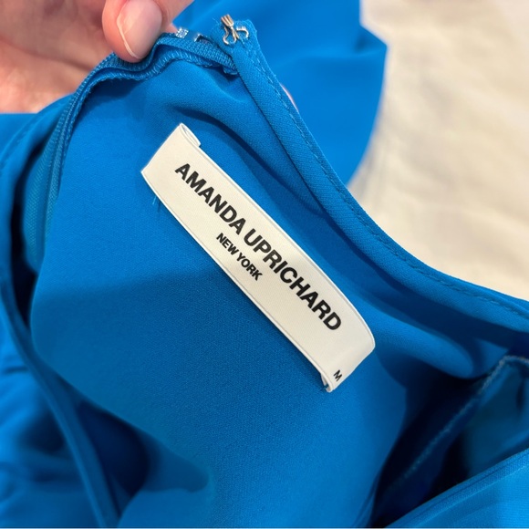 Amanda Uprichard Baldwin Mini Dress, Sky Blue, Medium - Picture 10 of 13